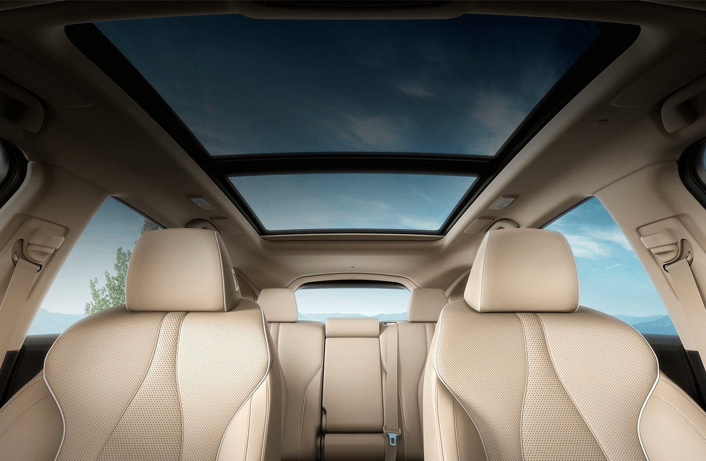 Their vehicles offer a panoramic sunroof